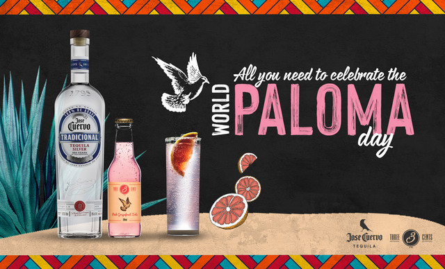 Πως θα γιορτάσεις την ημέρα της Paloma με Jose Cuervo & Three Cents Pink Grapefruit Soda!
