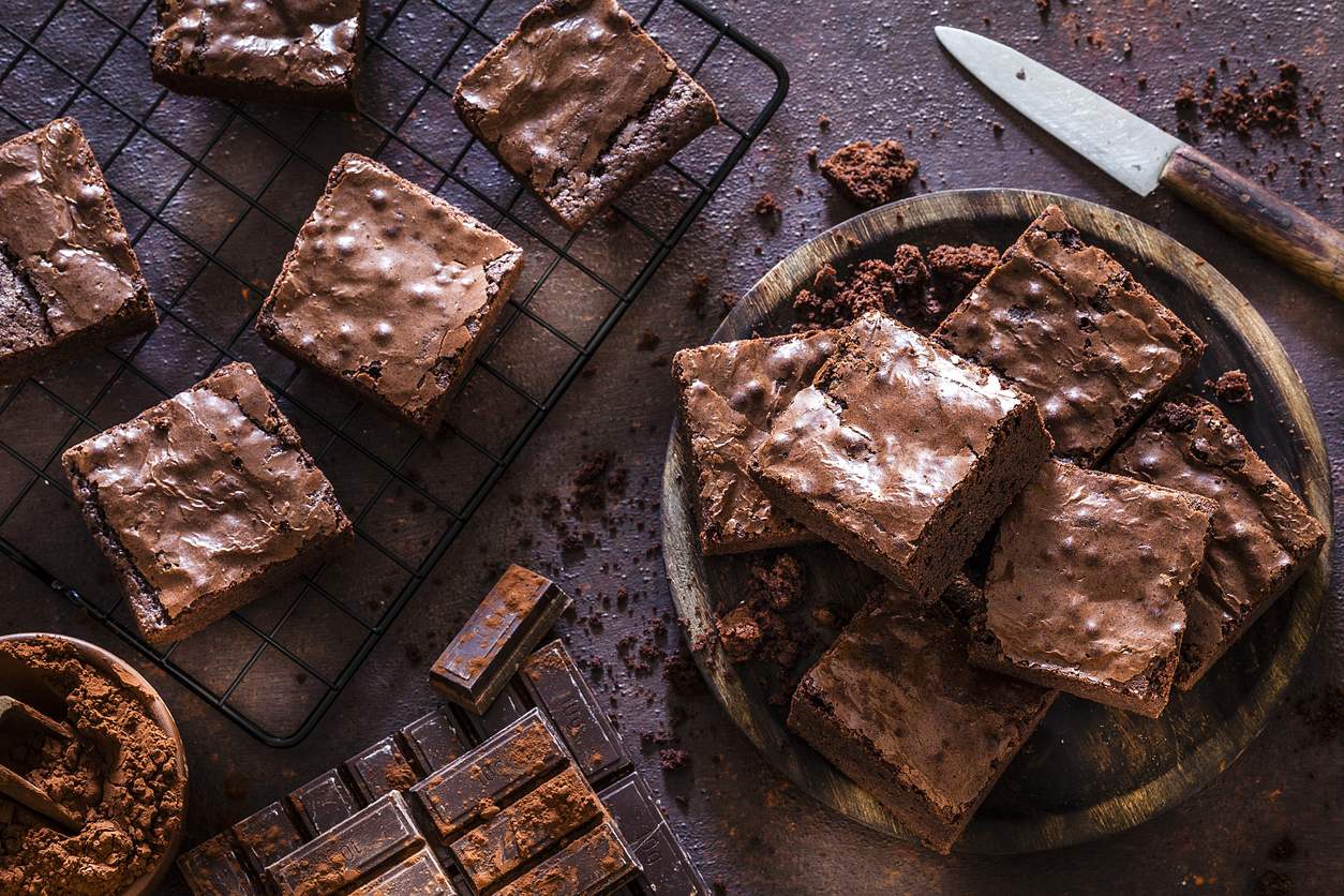 Σοκολατένια brownies από ρεβίθια