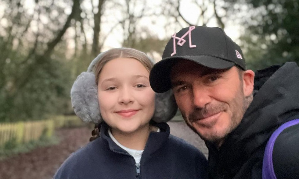 Η ξεκαρδιστική αντίδραση του David Beckham όταν η Harper του είπε ότι είναι ερωτευμένη