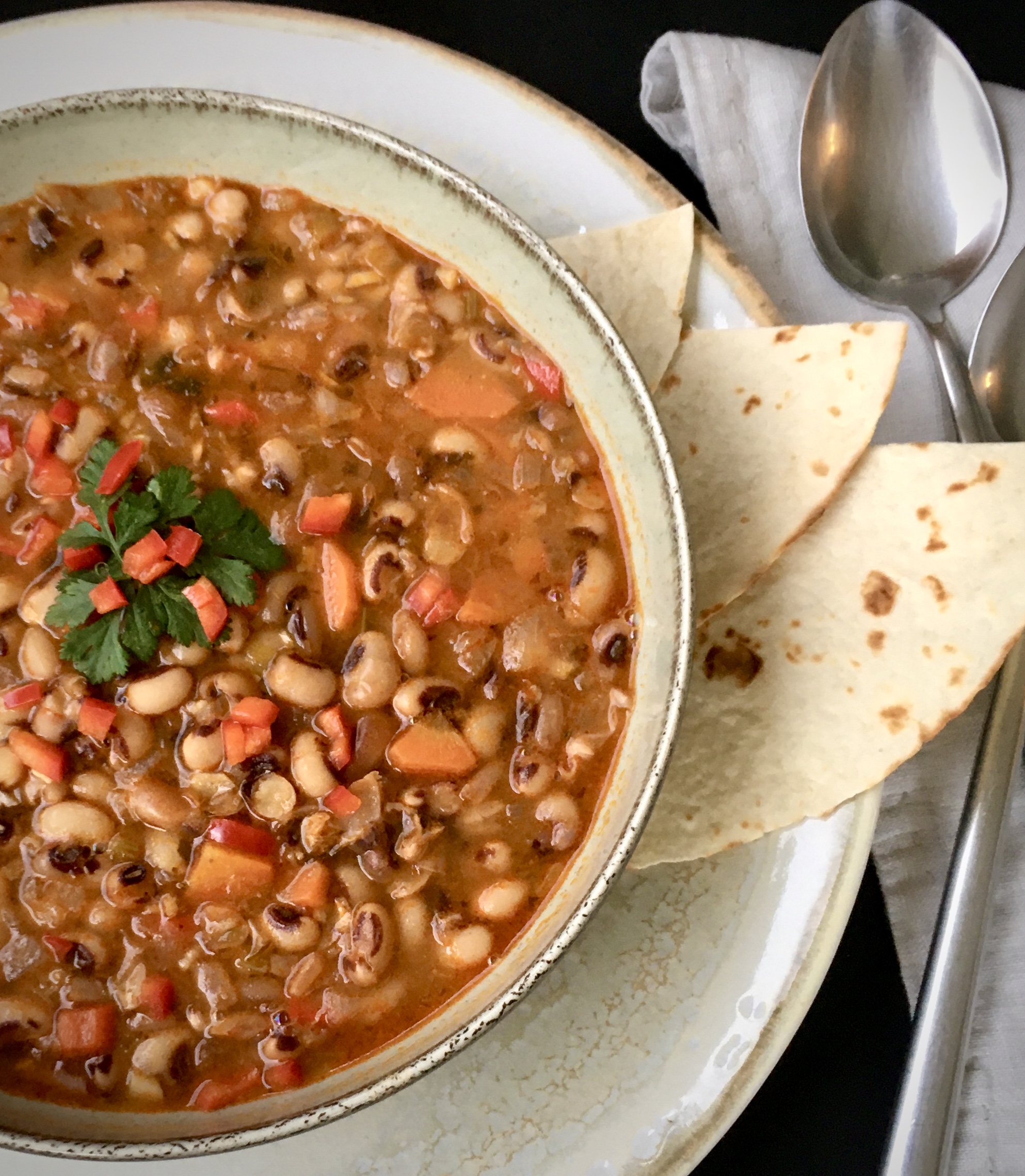 Μαυρομάτικα φασόλια σούπα “MexicanStyle”