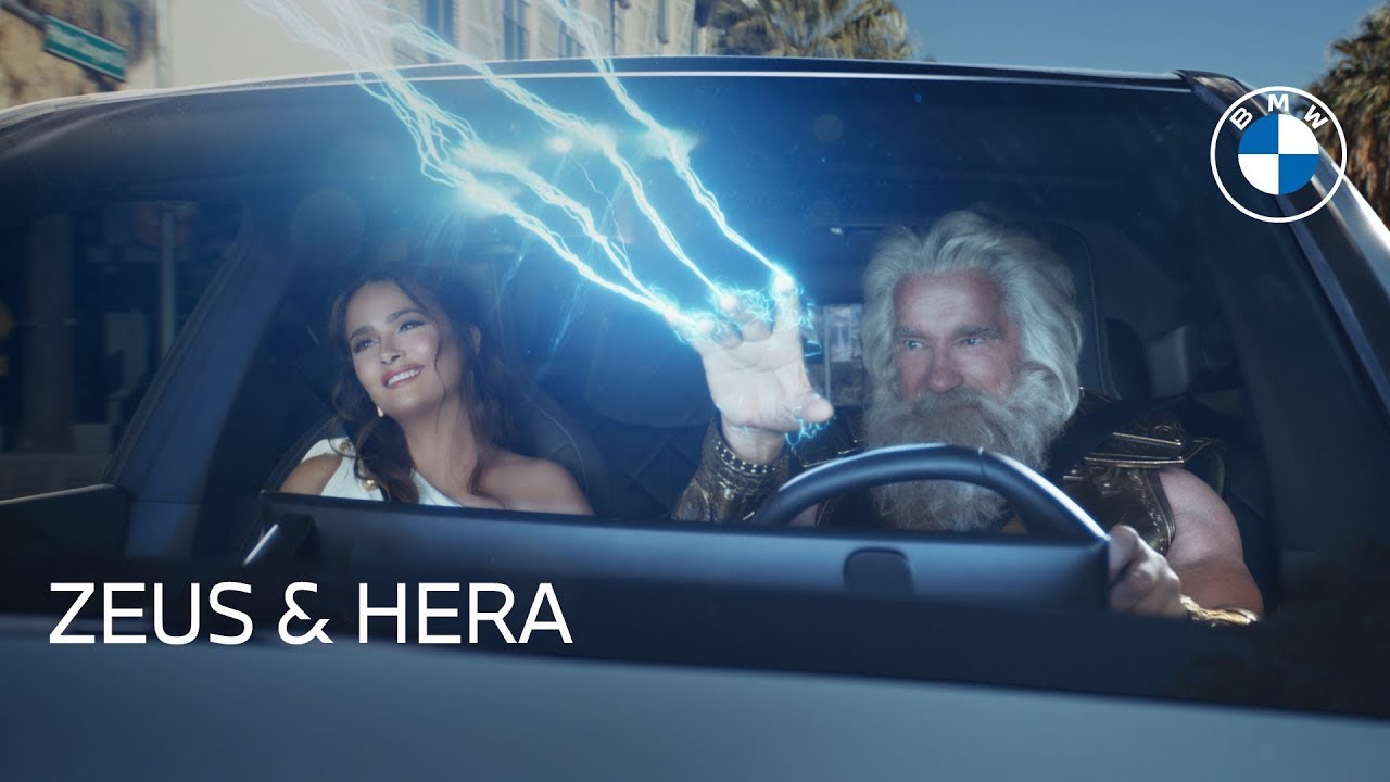 Schwarzenegger και Salma Hayek σε διαφήμιση της BMW