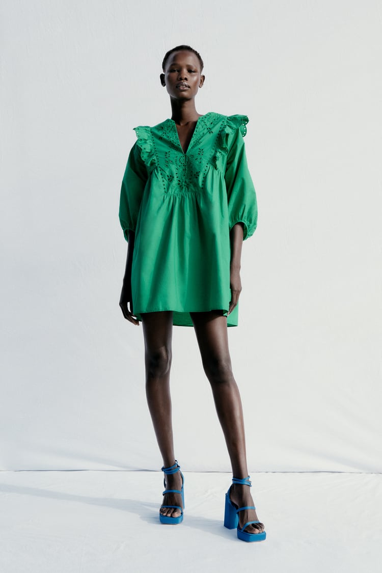 Tα 10 ωραιότερα πράσινα φορέματα ZARA