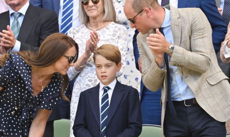 Πρίγκιπας George: Με τους γονείς του στον τελικό του Wimbledon