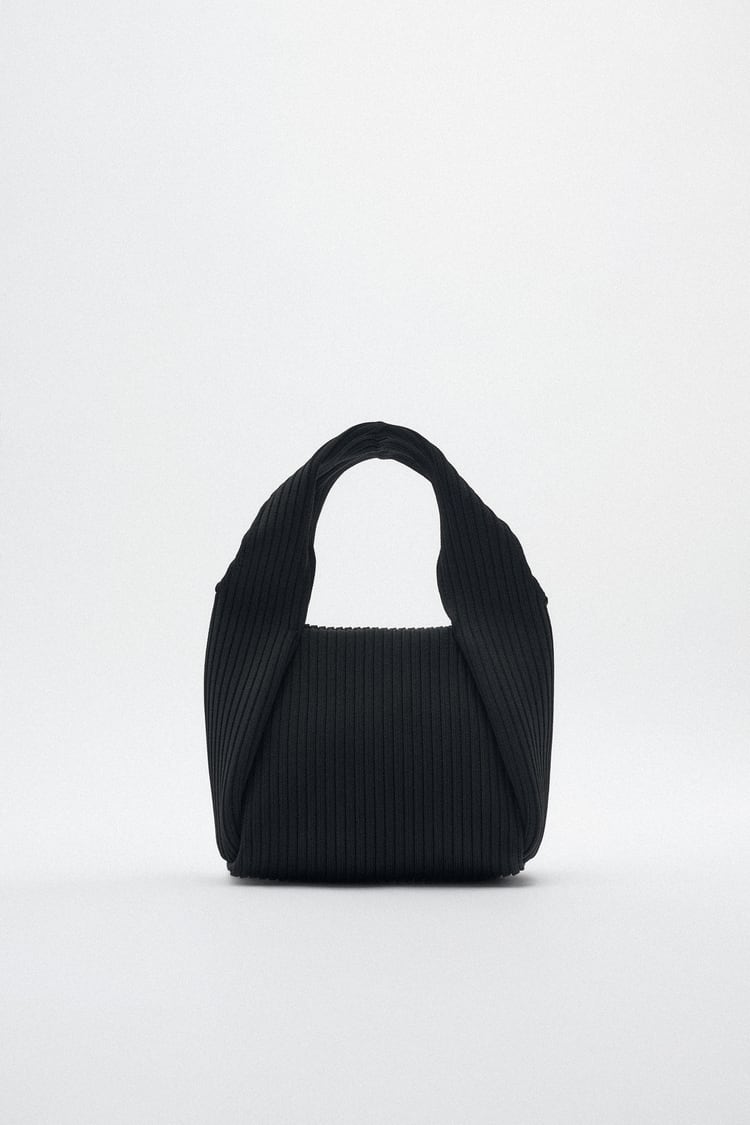 pleated bag