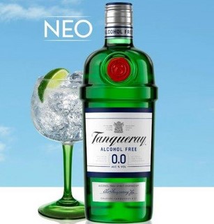 Tanqueray 0.0%: Νέο καινοτόμο απόσταγμα χωρίς αλκοόλ!