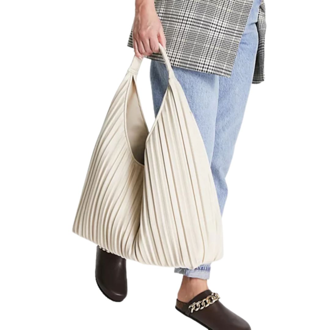 pleated bag