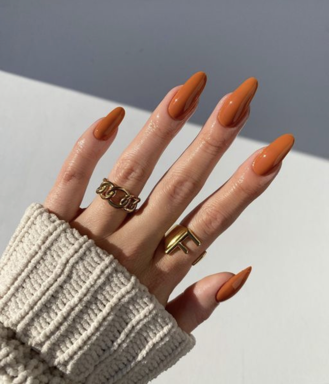 pumpkin nails