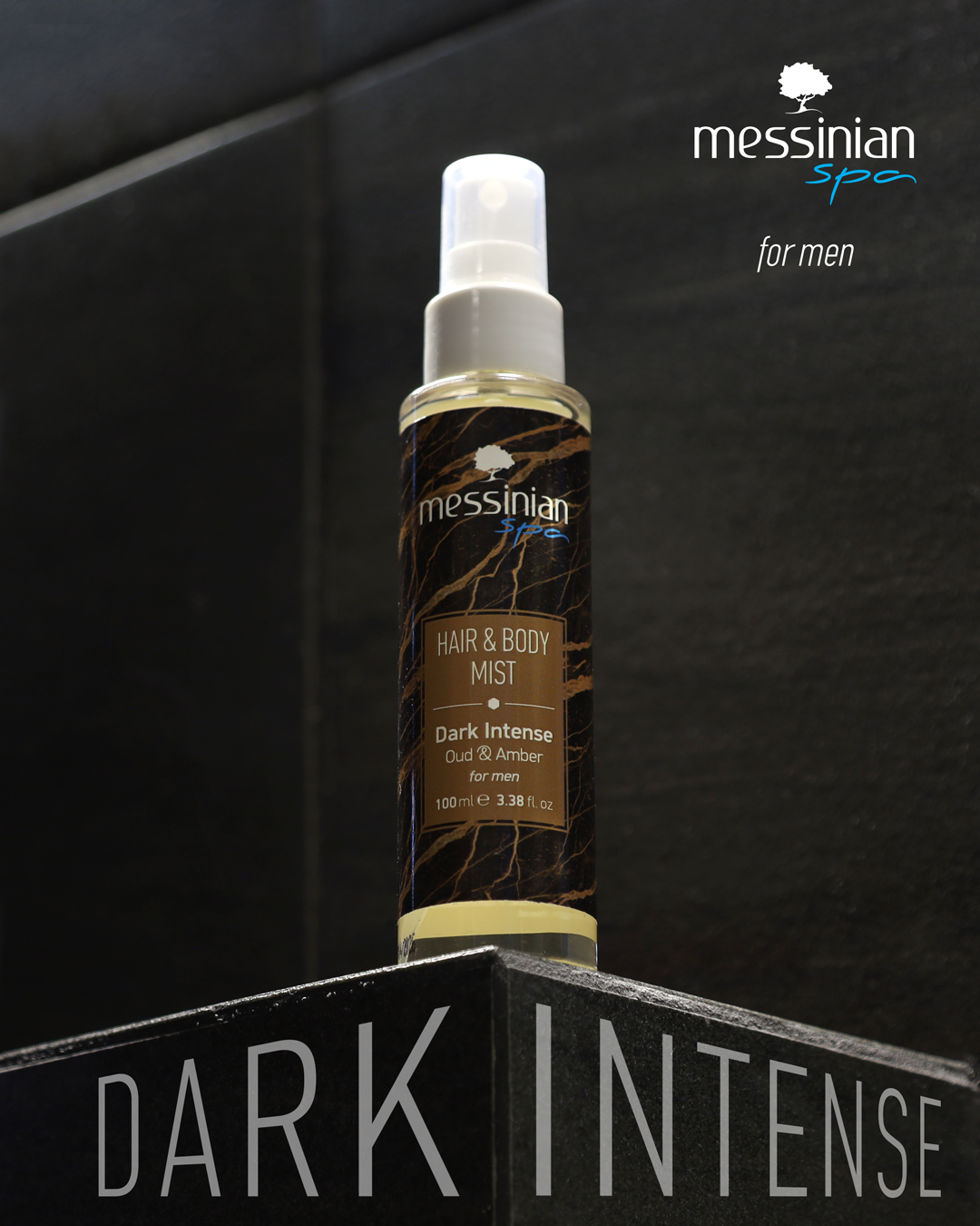 Το νέο Messinian Spa Hair & Body Mist Dark Intense για άντρες έρχεται να μαγνητίσει τις αισθήσεις όλων
