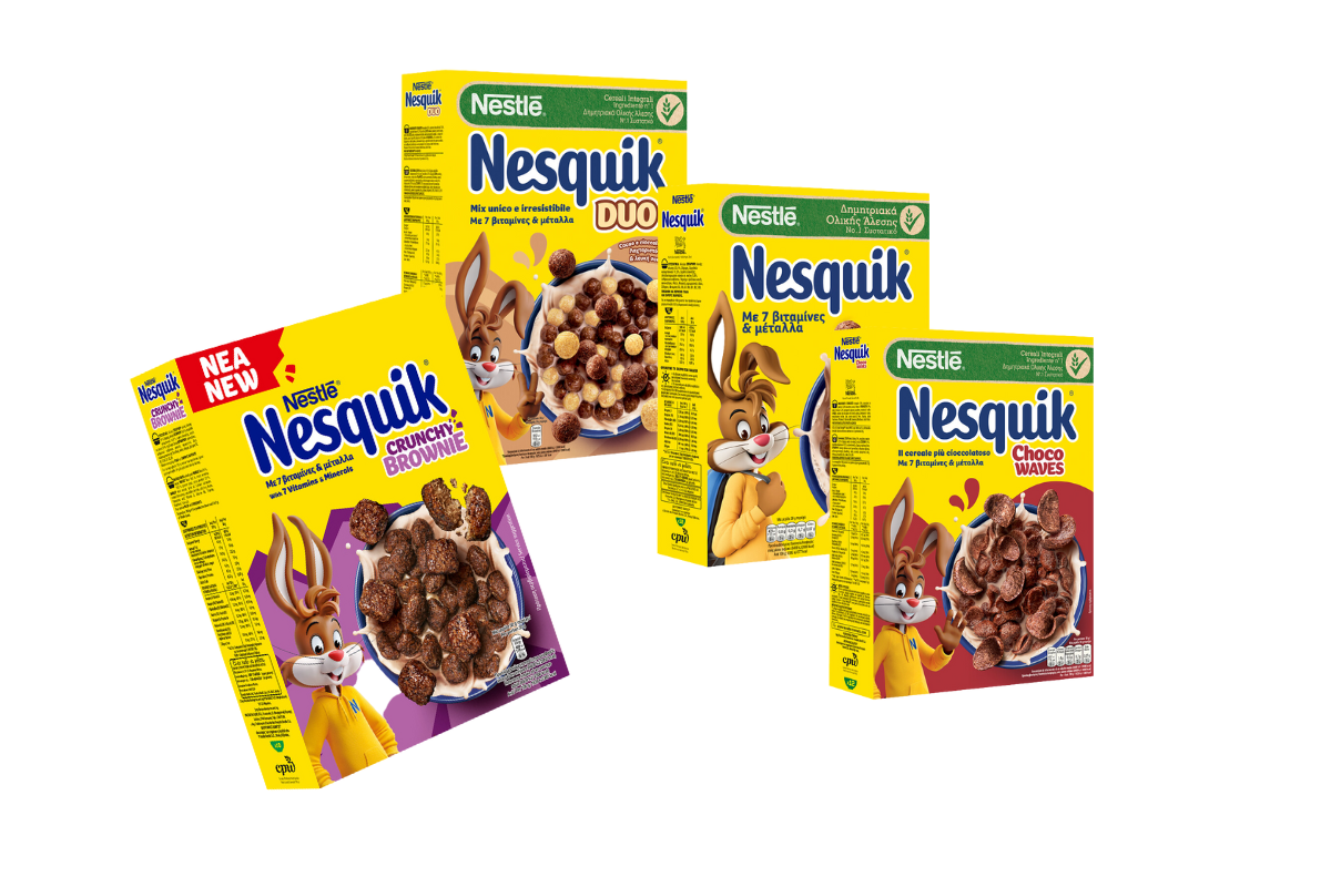 Με τα νέα δημητριακά NESQUIK® Crunchy Brownie το πρωινό περνά σε άλλη διάσταση